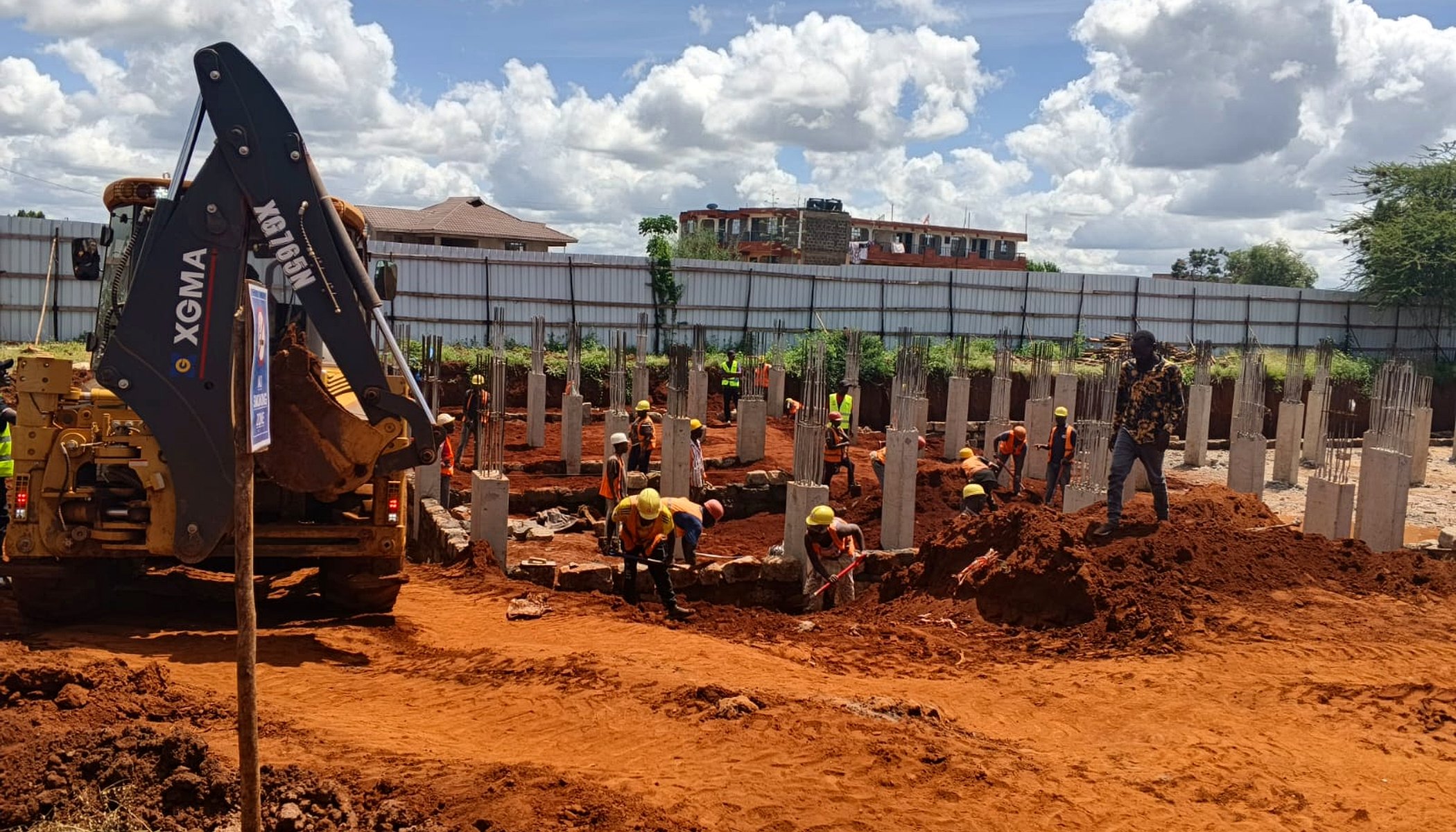 Construction site in Kenya monitored by BuildGuard